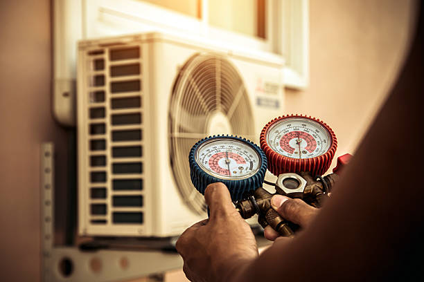 Professional Ductwork Repair technician working in Johnson City, TX